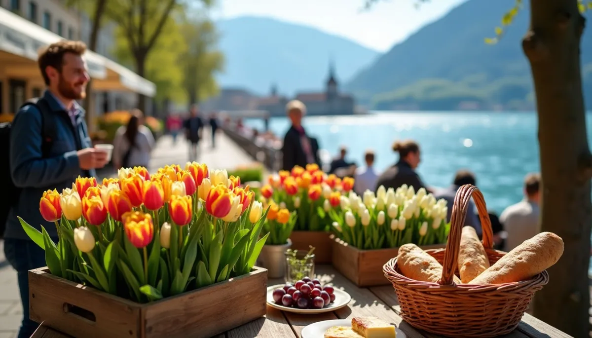 Los mercados de la Riviera suiza: flores, productos locales y elegancia en Vevey y Morges