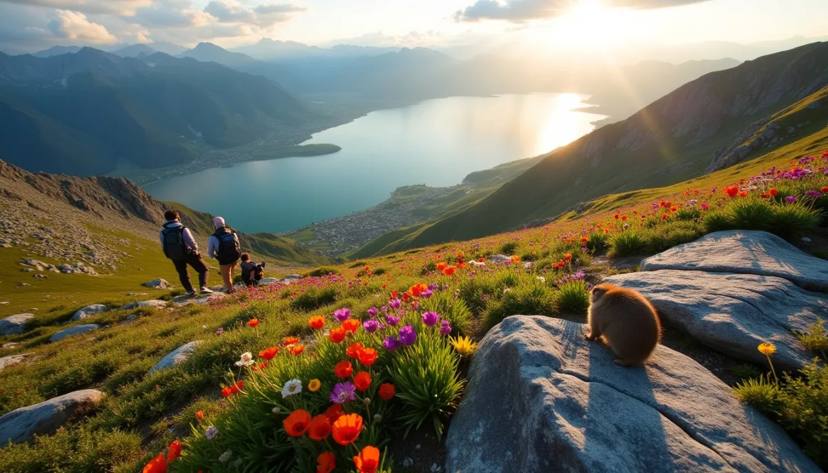 Les Rochers-de-Naye : un jardin alpin suspendu avec plus de 1000 espèces de fleurs