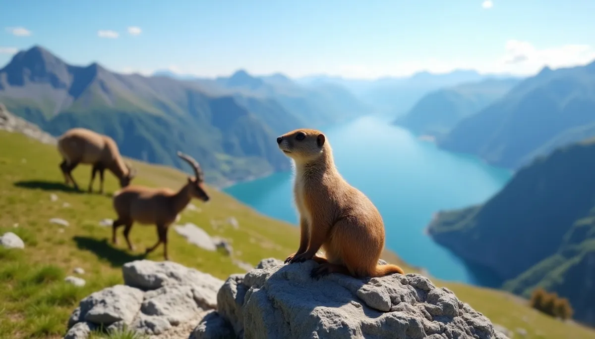 Faune de montagne : chamois et marmottes, les voisins d'en haut de Montreux