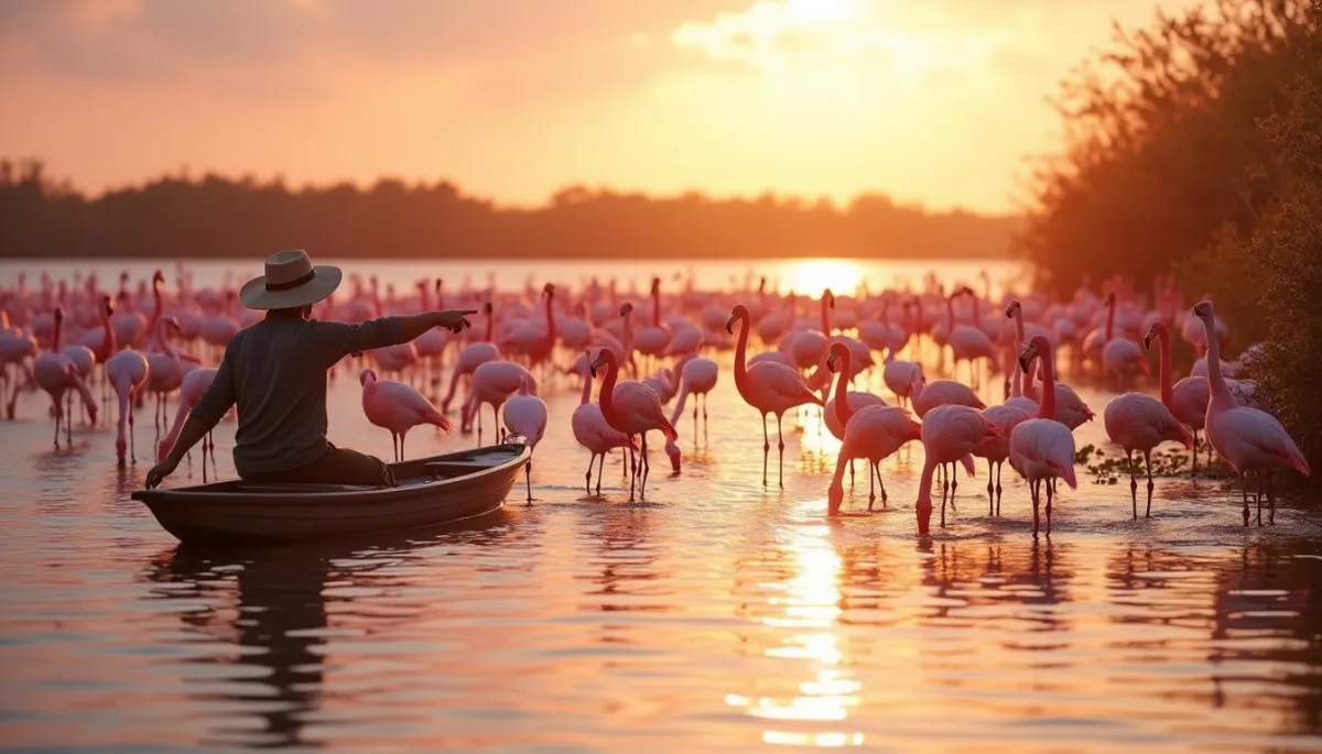 Les sanctuaires de flamants roses de Rio Lagartos et Celestún