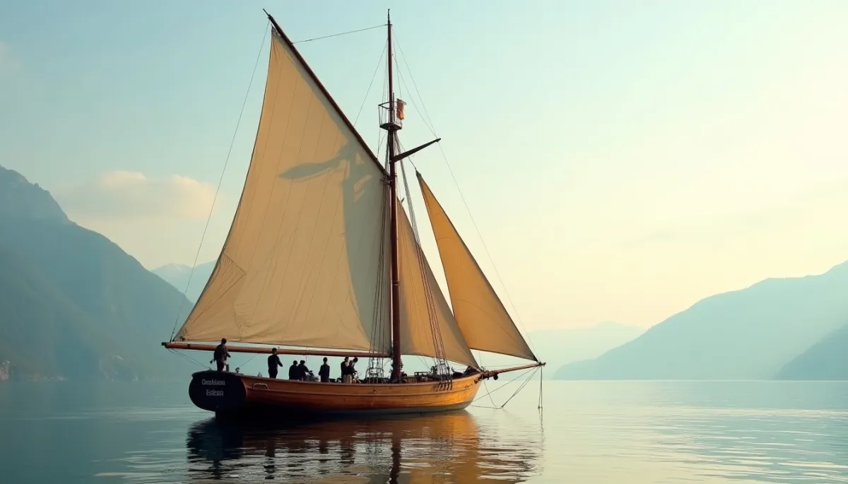 Naviguer à l'ancienne : l'art de la voile latine sur le Léman avec la barque La Vaudoise