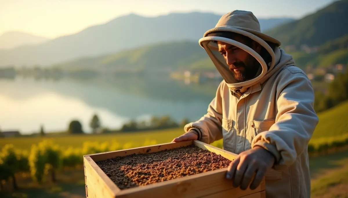 L’apiculture sur la Suisse Riviera : pourquoi le miel de fleurs de lac est si spécial
