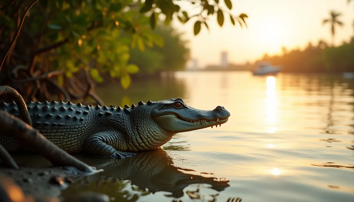 Les crocodiles de la lagune Nichupté à Cancun : danger ou attraction ?