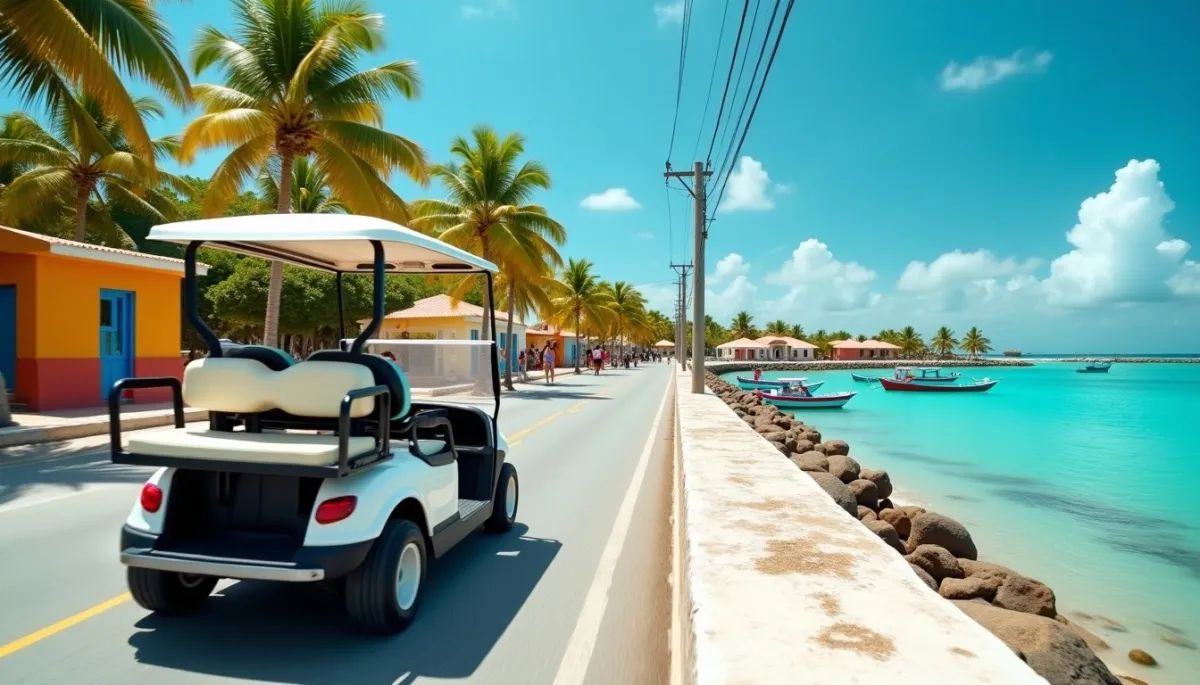 Isla Mujeres en voiturette de golf : l'itinéraire parfait pour une journée