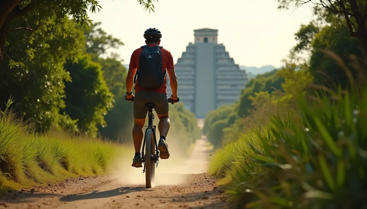 Explorer les ruines de Cobá à vélo : une aventure à la Indiana Jones