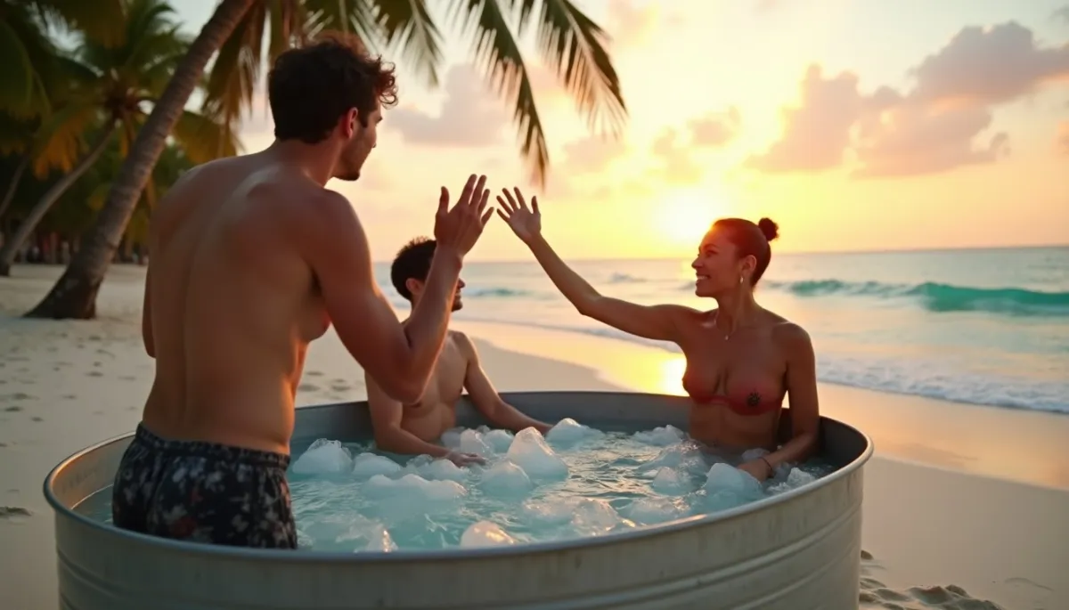 Bains de glace et respiration Wim Hof : la nouvelle obsession de la communauté de Tulum