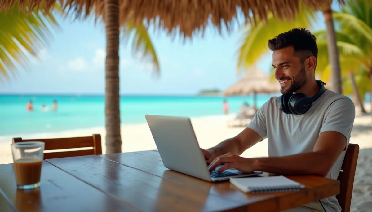 Travailler en remote depuis la plage : les meilleurs cafés coworking de Cancún