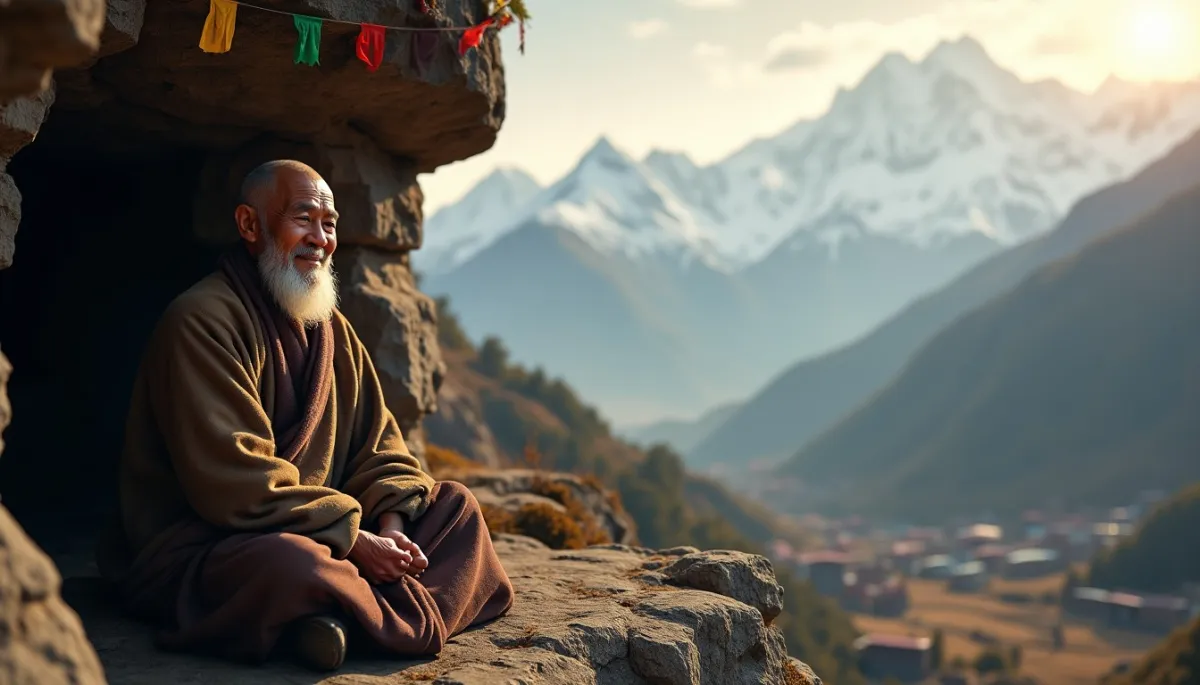 L'ermite de la sagesse : 40 ans de silence et de méditation au cœur de l'Himalaya