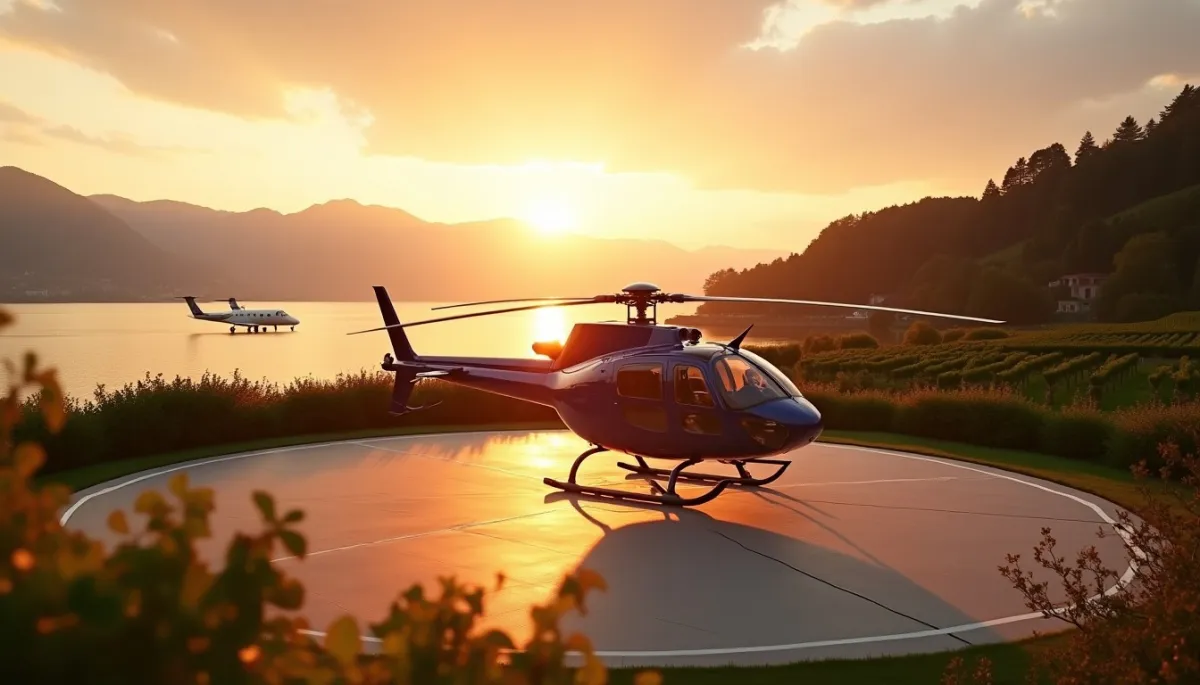 Hélicoptères et jets privés : les coulisses des déplacements VIP sur la Riviera suisse