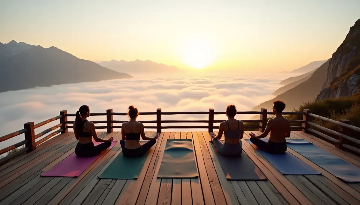 Retraites de yoga dans les Alpes vaudoises : trouver le silence absolu au-dessus des nuages