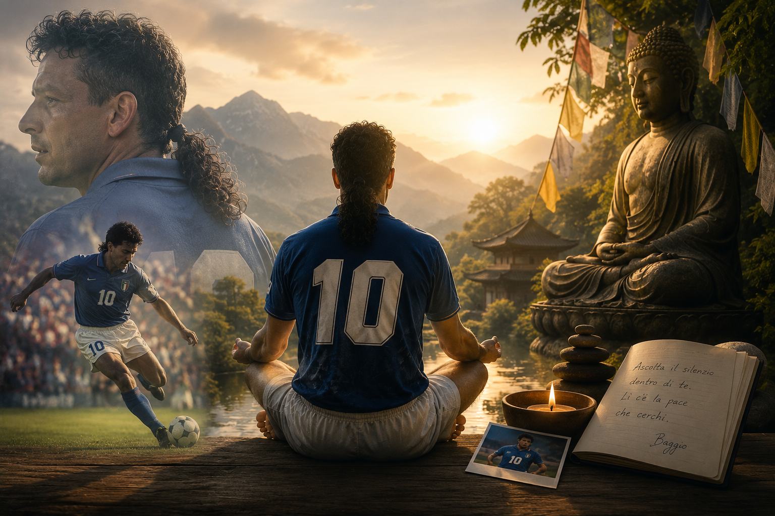 Roberto Baggio : la quête de la paix intérieure et le bouddhisme salvateur du "Divin Codino"