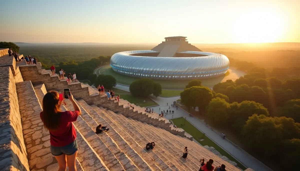 Des pyramides de Chichén Itzá aux stades ultramodernes : l'évolution de l'architecture spectaculaire au Mexique