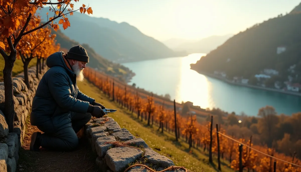 Les secrets de la taille de la vigne en Lavaux : un travail de titan suspendu au-dessus du vide