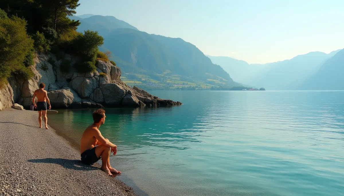Les plages secrètes de la Riviera : criques cachées et baignades sauvages loin de Montreux