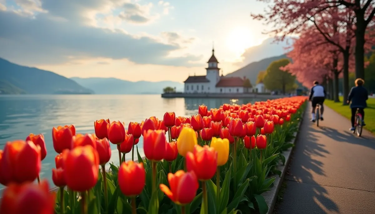 La floraison des tulipes de Morges : le plus grand festival floral du printemps helvétique