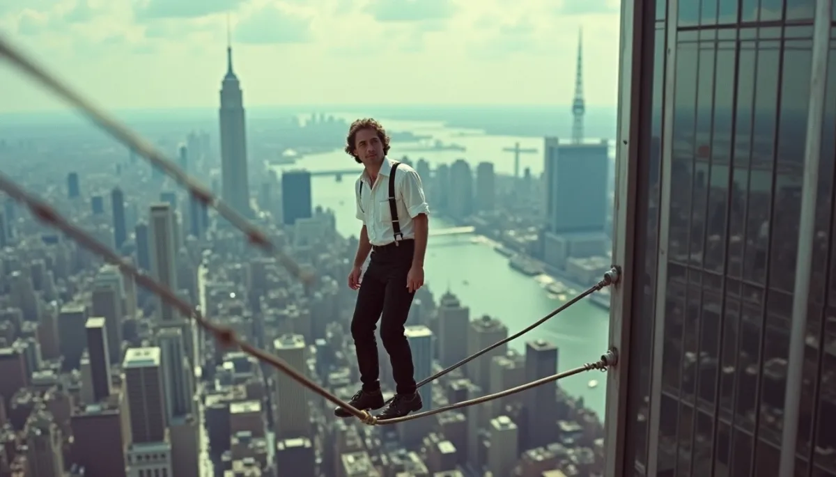 Le destin vertigineux de Philippe Petit : l'homme qui a marché sur un fil entre les Twin Towers