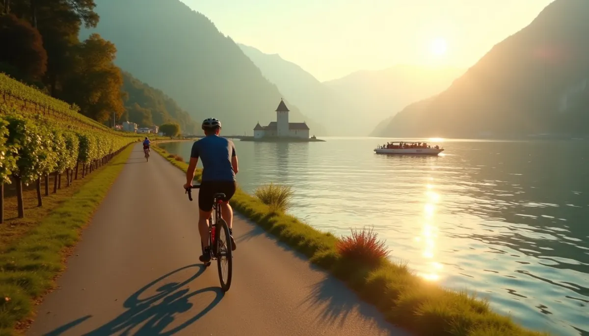 Le tour du Léman à vélo : les défis de l'itinéraire cyclable le plus panoramique d'Europe