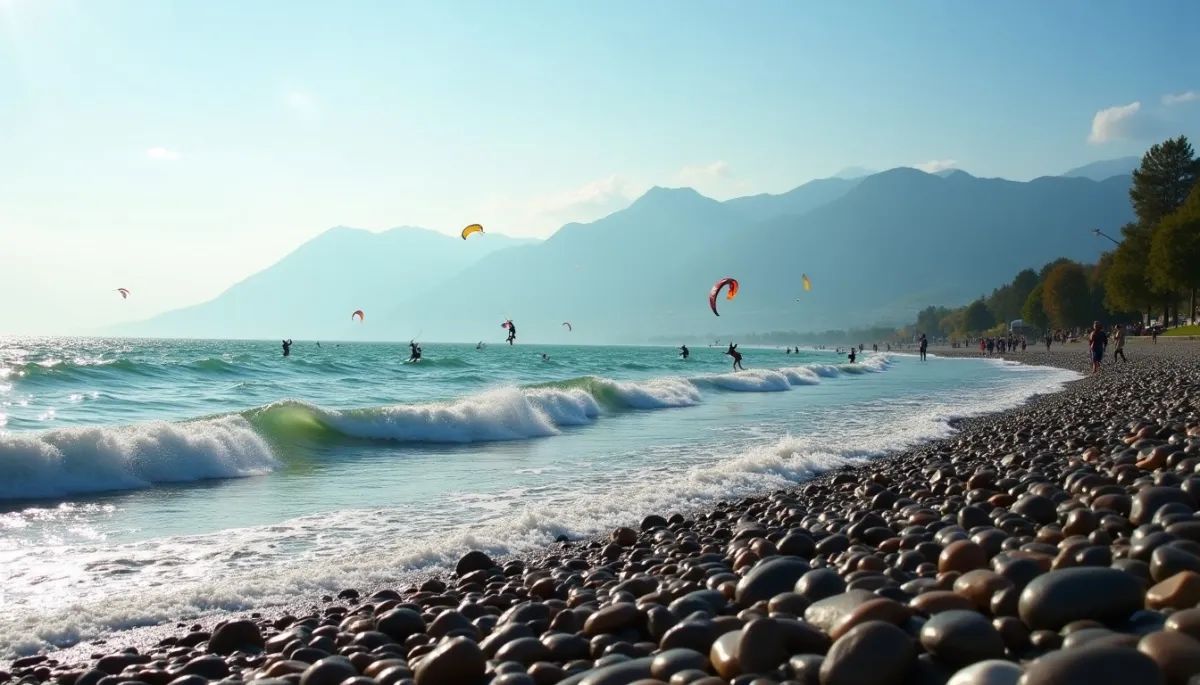 Kitesurf et windsurf aux embouchures : chevaucher la bise quand le Léman s'agite