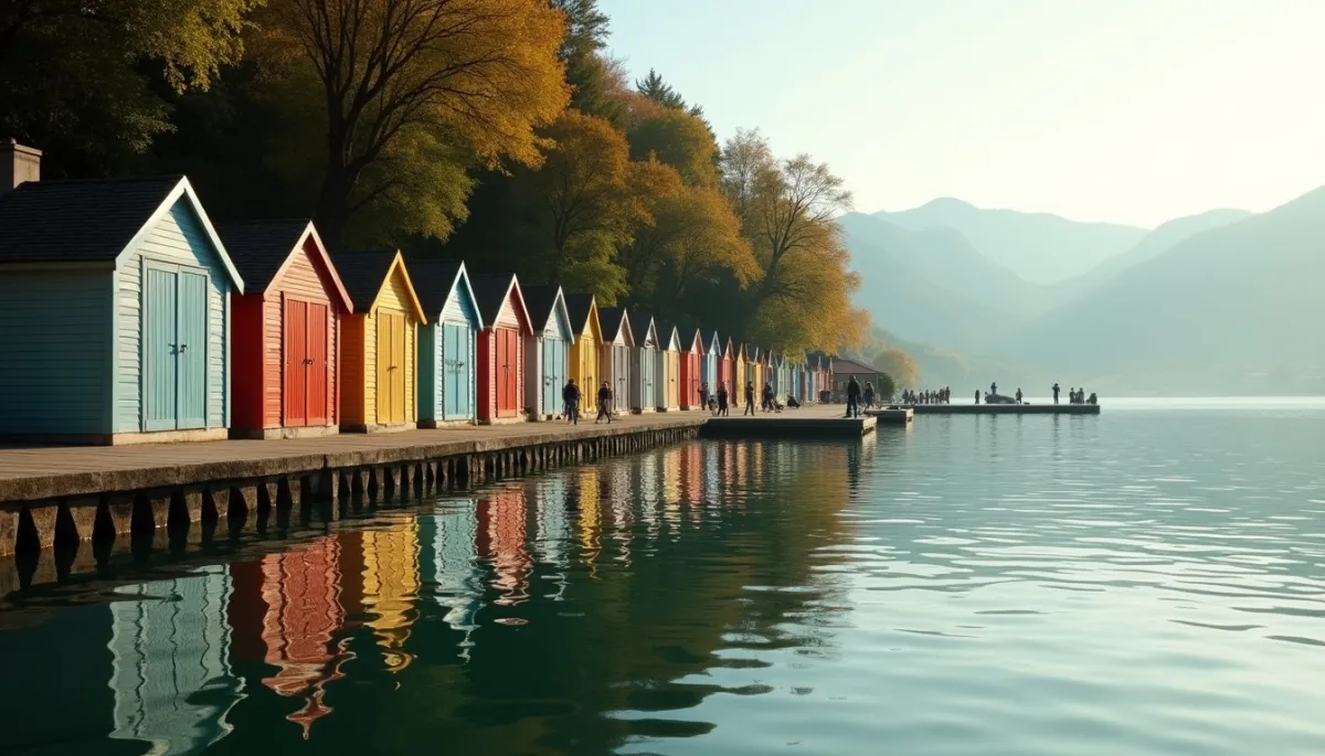 Les cabanes de bains historiques de Vevey : le charme intact des baignades de la Belle Époque