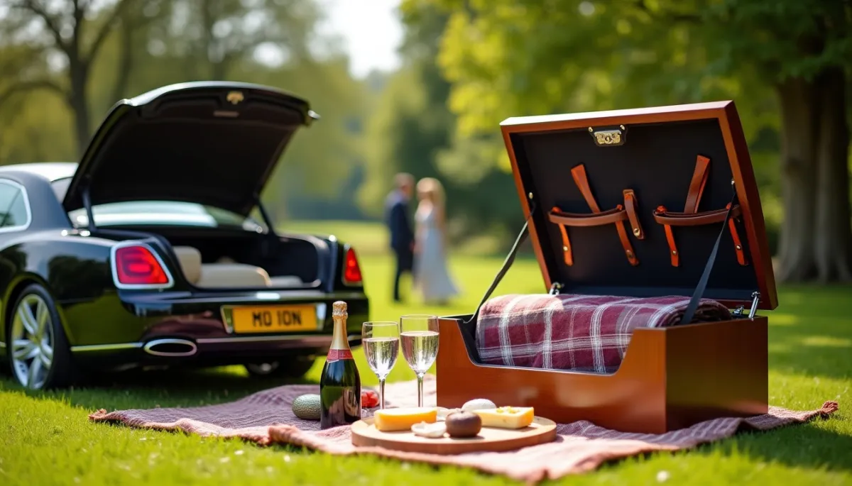 Les malles de pique-nique Rolls‑Royce et Bentley : le luxe poussé à son paroxysme en plein air