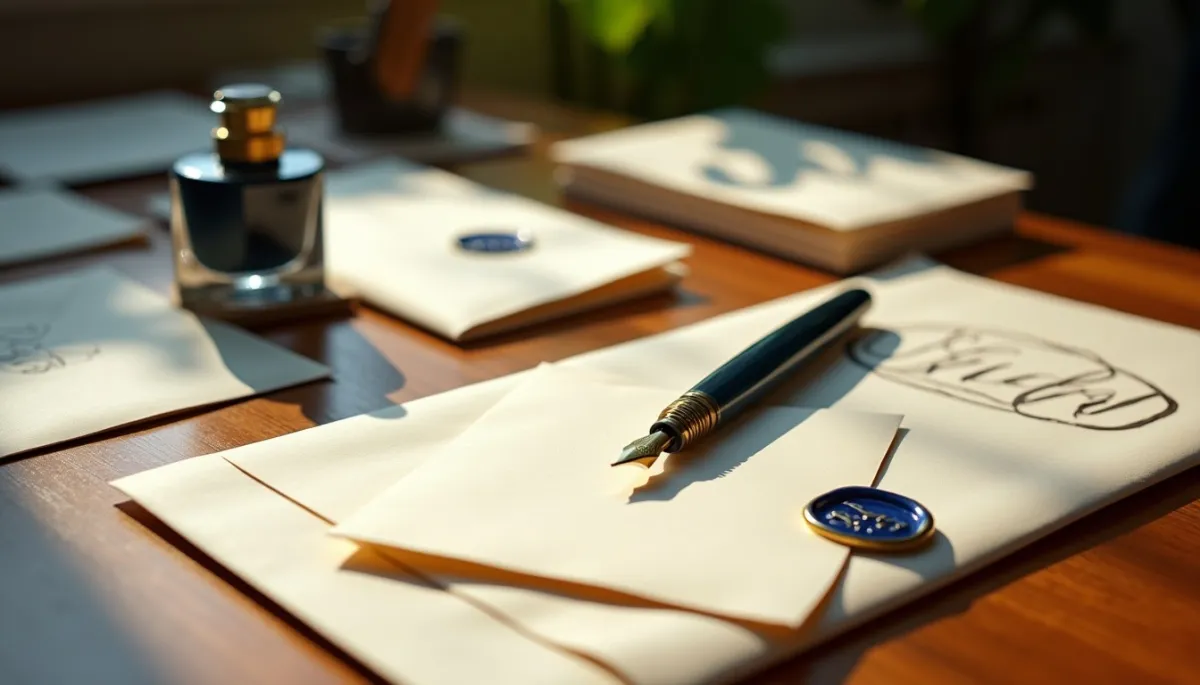 L'art de la calligraphie et la papeterie de luxe : le retour de la correspondance manuscrite