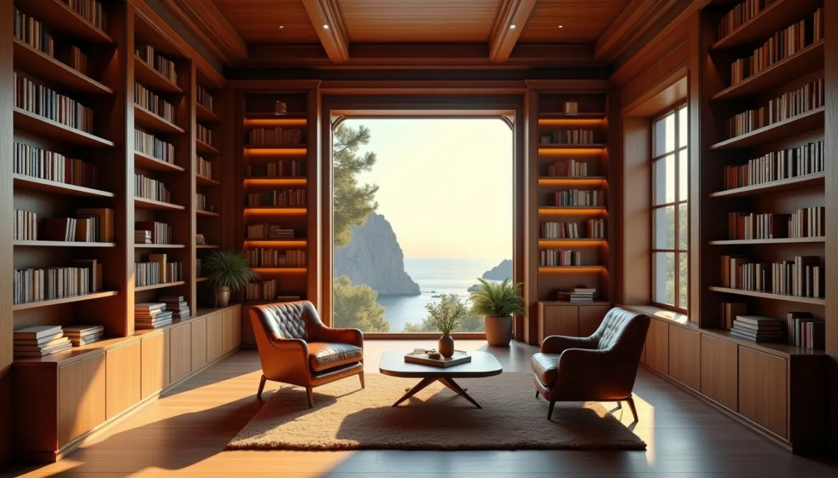 Les bibliothèques privées sur mesure : créer un sanctuaire du savoir dans sa villa