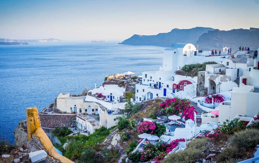 Santorini captures hearts with its iconic whitewashed buildings, blue-domed churches, and sweeping views of the Aegean Sea. The perfect blend of romance and scenic beauty, this Greek island is a top destination for unforgettable sunsets and serene escapes.