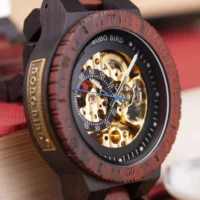 Montre mécanique en bois pour homme BOBO BIRD - Image 7