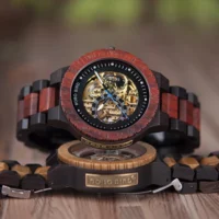 Montre mécanique en bois pour homme BOBO BIRD - Image 6