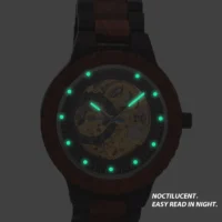 Montre mécanique en bois pour homme BOBO BIRD - Image 5