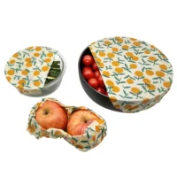 Tissu de conservation alimentaire réutilisable en cire d’abeille - Image 2