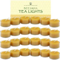 Bougies chauffe-plat en cire d’abeille naturelle